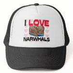 I Love Narwhals Mesh Hat