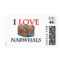 I Love Narwhals postage by tshirtshirts I Love Narwhals postage