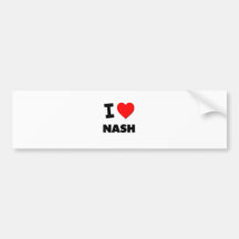 I love Nash Bumper Sticker