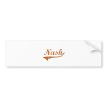 I Love Nash Texas Bumper Sticker