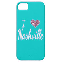 I Love Nashville iPhone 5 Cases