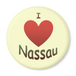 I Love Nassau magnets