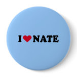 I LOVE NATE buttons