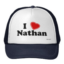 I Love Nathan Mesh Hats