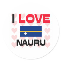 I Love Nauru stickers