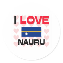 I Love Nauru stickers