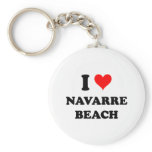 I Love Navarre Beach Florida Key Chain