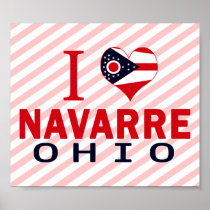 I love Navarre, Ohio Print