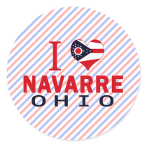 I love Navarre, Ohio Stickers