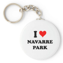 I Love Navarre Park Florida Keychain