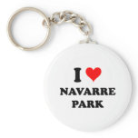 I Love Navarre Park Florida Keychain