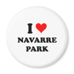 I Love Navarre Park Florida magnets