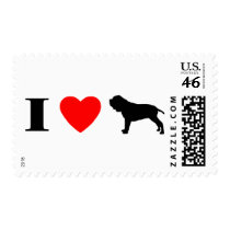 I Love Neapolitan Mastiffs Stamps