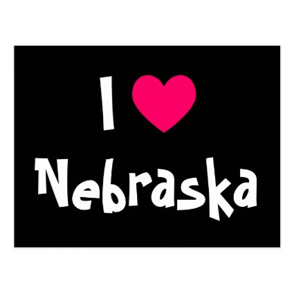 I Love Nebraska Post Cards