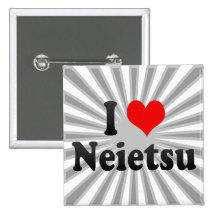 I Love Neietsu, Korea Pinback Button