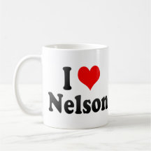 I Love Nelson, New Zealand Mugs
