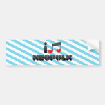 I Love Neofolk Bumper Sticker