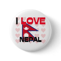 I Love Nepal buttons