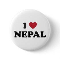 I Love Nepal Pins