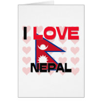 I Love Nepal Card