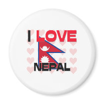 I Love Nepal magnets by tshirtshirts I Love Nepal magnets