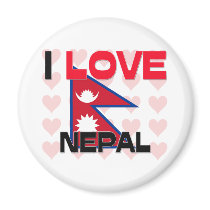 I Love Nepal magnets by tshirtshirts I Love Nepal magnets