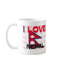 I Love Nepal mugs