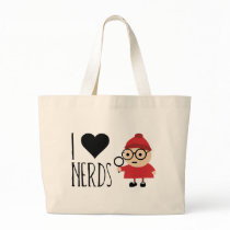 I Love Nerds bags