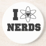 I Love Nerds Beverage Coaster