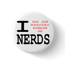 I love Nerds Pin