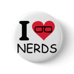 i love nerds pinback buttons