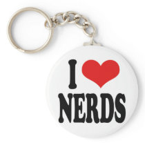 I Love Nerds Key Chain