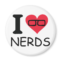 i love nerds magnet