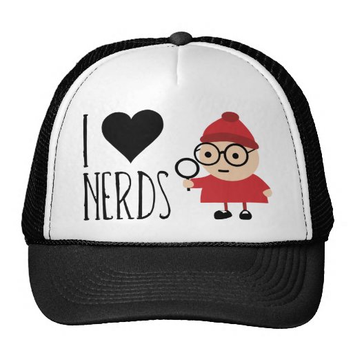 I Love Nerds Mesh Hats