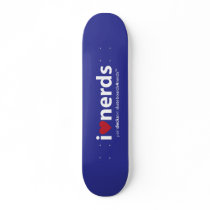 i love nerds skateboard