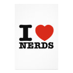 I love Nerds Stationery Paper I love Nerds Stationery Paper