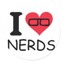 i love nerds stickers by Tomaniac i love nerds stickers