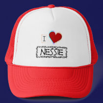 I Love Nessie hats