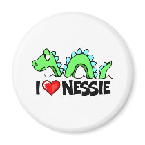 I Love Nessie Fridge Magnets