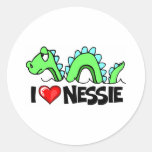 I Love Nessie Stickers