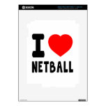 I Love Netball Skin For iPad 3