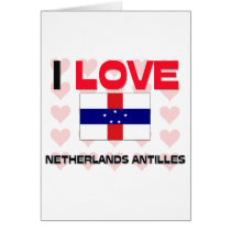 I Love Netherlands Antilles cards