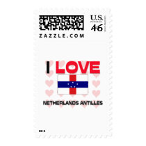 I Love Netherlands Antilles postage