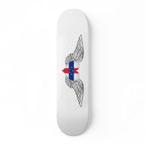 I Love Netherlands Antilles -wings Skate Board Decks