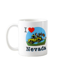 I Love Nevada Country Taxi mugs