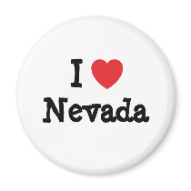 I love Nevada heart T-Shirt magnets by funnycustomtshirts I love Nevada heart T-Shirt magnets