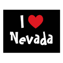 I Love Nevada Post Card