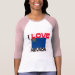 Ladies 3/4 Sleeve Raglan (Fitted)