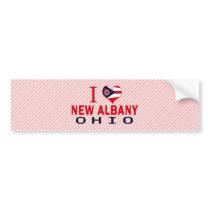 I love New Albany, Ohio Bumper Stickers