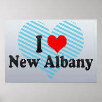 I Love New Albany, United States Poster